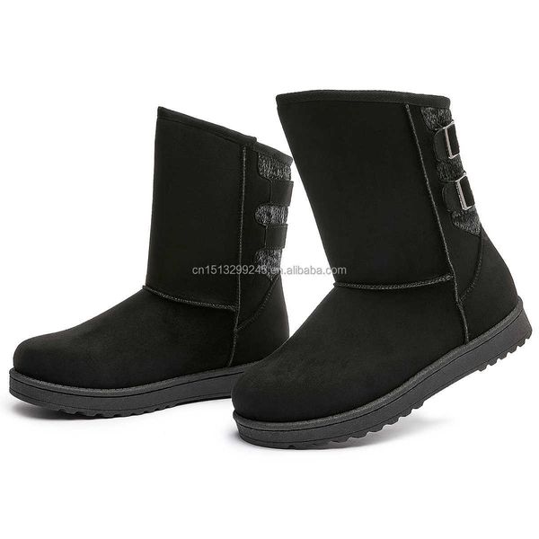 HBP Non-Brand Botas más vendidas Zapatos para niñas Zapatillas de Invierno para Mujer con Nieve cálida