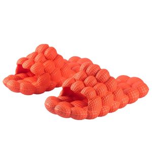 HBP Non-Brand Masaje de Burbujas Zapatillas con Punta Abierta Spa Antideslizante Zapatillas de casa para Gimnasio Ducha Zapatillas para Dormitorio Almohada Suave Alivio del estrés