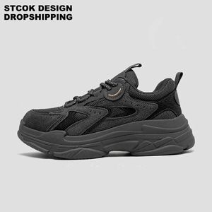 HBP Non-Brand Chaussures Aangepaste Dikke Bodem Dames Sneakers Platform Mand Femme Hoogte Verhoging Wit Zwart Chunky Trendy Schoenen Voor Mannen