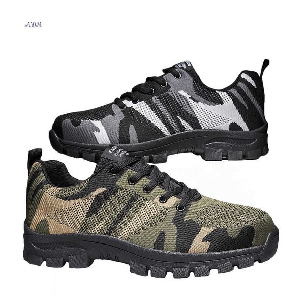 HBP Chaussures de camouflage de sport pour hommes à la mode bon marché sans marque Taille 46 Chaussures de pataugeoire résistantes à l'usure en plein air Chaussures de marche décontractées pour hommes