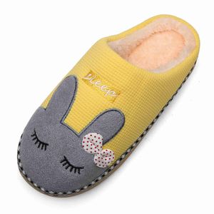 HBP Non-Brand Chinese groothandel Warm paar Cartoon Dier harig gevormde konijn pluche muilezel slippers