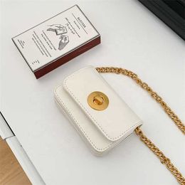 HBP – Mini sac crème sans marque, tendance sud-coréenne, nouvelle carte à 3 positions, sens avancé, petite chaîne de conception pour femme