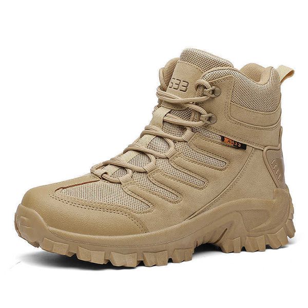 HBP non brand personnalisé A707 Desert Delta CQB Mid-Cut Outdoor Randonnée Trekking Tactical Combat Shoes Boths