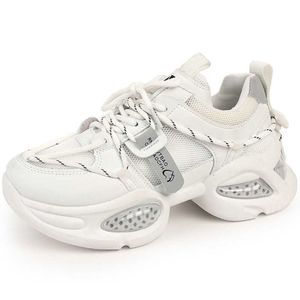 Hbp non brands dropshipping chaussures blanches personnalisées chaussures chunky pour femmes nouveaux styles respirants calices de mode baskets