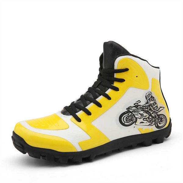 HBP-zapatos de motociclismo profesionales para hombre, botas de moto de nuevo diseño, superventas, profesionales, sin marca