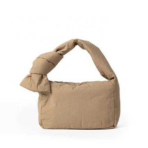 HBP Non-Marque Usine En Gros À La Mode Sac Puff Doux En Nylon De Coton Simple Sac À Main Personnalisé Mini Dames