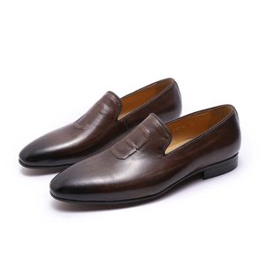 HBP Non-Brand Fashion comfortabele dames jongens casual schoenen heren loafer lederen stijlen