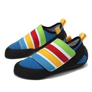 HBP Non-Marque Haute Qualité Léger Extérieur Antidérapant Formation Professionnelle Sport Rock Zapatos de escalada Hommes Enfants Chaussures d'escalade