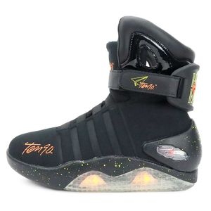 HBP Zapatos LED estilo HIP HOP sin marca Regreso al futuro con cordones Zapatos de luz LED botines zapato con luz LED para hombres