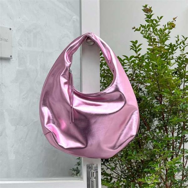 HBP Non-Marque Vente Chaude Produits En Gros Nouveau Design Haute Brillance Sac À Main Couleur Bonbon Haute Qualité Sense PU Cuir Verni Sous Les Bras Sac