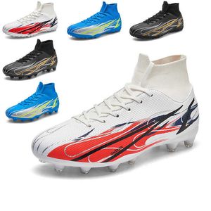 HBP Non-Brand Zapatos de fútbol nuevos de gran tamaño para hombre, picos AG, césped artificial, competición estudiantil, zapatos de entrenamiento deportivo