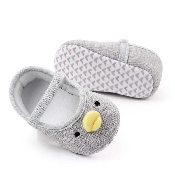 HBP Non-Marque Belle Canard Dessin Animé Coton Tissu Bébé Chaussures De Marche En Gros