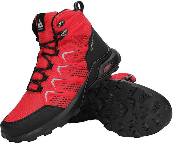 HBP Chaussures de montagne pour homme sans marque Bottes de randonnée légères et respirantes confortables pour les sports de plein air