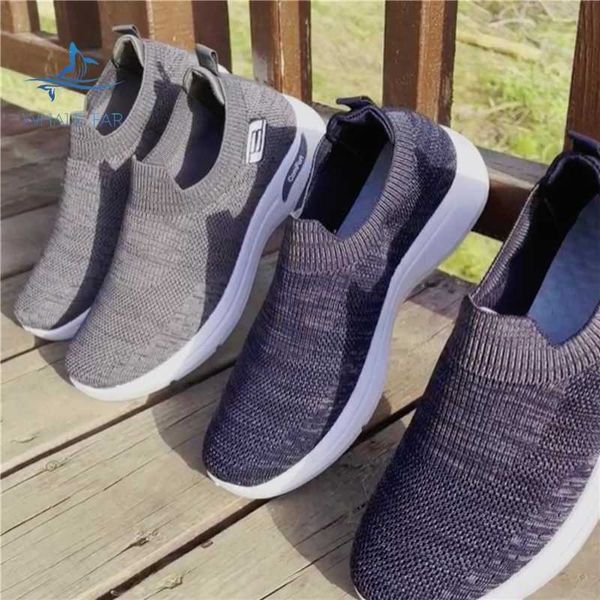 HBP Non-Brand Zapatillas deportivas para hombre Zapatillas deportivas para correr Zapatillas de tenis para correr para hombre Zapatillas ligeras sin cordones para caminar en el gimnasio para hombre