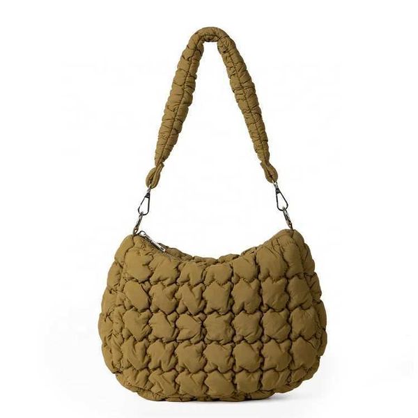 HBP Non-Brand New Korean Nylon Plissé Design Puff Bag Ballonné Coton Épaule À La Mode Polyvalent Sac À Main Pour Les Femmes