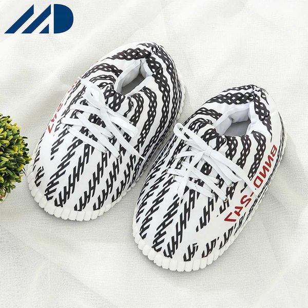 HBP Ideas de productos no nuevos Precio de fábrica Diseños exquisitos Zapatos cálidos de invierno Zapatillas de deporte de interior para adultos y adolescentes de felpa