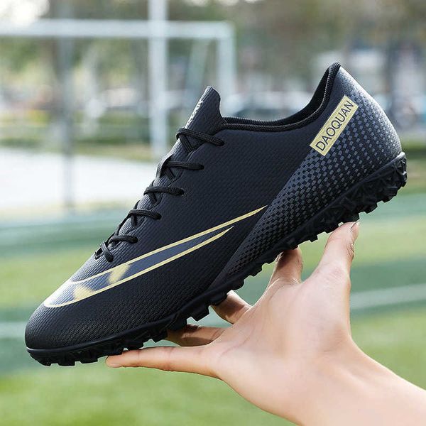 HBP Botas de fútbol para Hombre Promocionales sin Marca Zapatos Deportivos Diarios Antideslizantes Zapatos de fútbol Rotos de Moda Zapatos de Entrenamiento