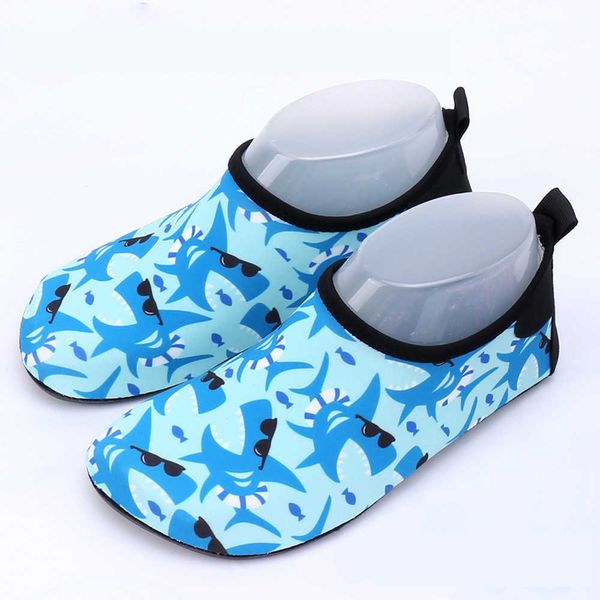 HBP Non-Marque Séchage Rapide Antidérapant Enfants Peau Plage Aqua Chaussettes Creek Chaussures avec Semelle en Caoutchouc Pieds Nus Tout-Petits Enfants Bébé Piscine Chaussures d'eau