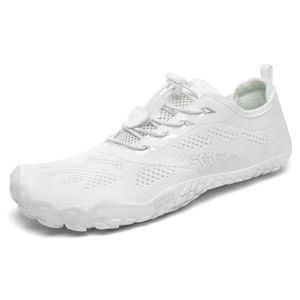 HBP Non-Marque SAGUARO Blanc Noir Gris Extérieur Flexible Semelle Extérieure En Caoutchouc Mince Large Toe Box Zero Drop Minimaliste Trail Running Chaussures Pieds Nus