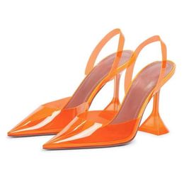 HBP Non-Marque Sandalias Plastico Mode Femmes À La Mode Chaussures Designer Talons Clairs Pour Les Femmes
