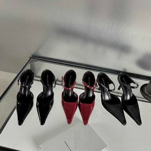 HBP Non-Marque Sandales Simple Mode Solide 2024 Chaussures Talons Femmes Bout Pointu Designer Talons Pour Dames