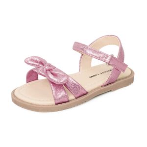 HBP Non-Brand Shoeslocker Sandalias para niñas Zapatos de Verano Punta Abierta Correa Trasera elástica Plana para niños