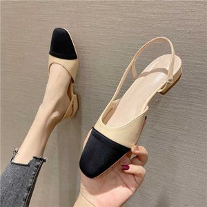 HBP Escarpins habillés au design simple sans marque Mode Élégant Style Slingback Chaussures de travail officielles Chaussures plates pour femmes