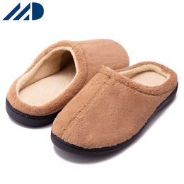 HBP Precios de fabricación de zapatillas sin marca Venta al por mayor Zapatillas de gel relajantes para interiores unisex Zapatos antideslizantes con suela dura de TPR para el hogar