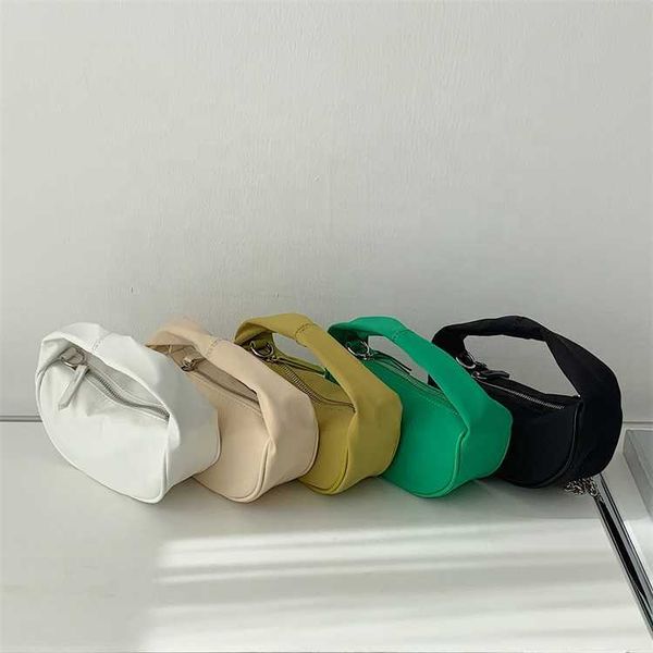 HBP Non-Marque Printemps et Été Nouvelle Chaîne Bouche Sac Rouge Poche Une Épaule Téléphone Mobile Petite Tendance Bandoulière Dumplings Mini