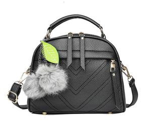 HBP Non-Brand Style Handtas Hairball Koreaanse versie 2021 Messenger schoudertas PU Leather Fashion Women's 2 Sport.0018