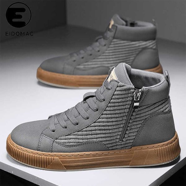 HBP Non-Brand Trend DIY Hommes High Top Chaussures de marche Sports Wind Skateboard Bottes de randonnée antidérapantes 2024 Style populaire Bottes chaudes