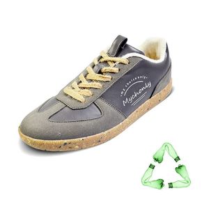 HBP Non-Brand Unisex Mujer Certificado GRS PU Parte Superior Suela de Goma Reciclada Zapatillas de Deporte de Moda Zapatos Informales para el Invierno