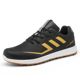HBP Niet-merk groothandel Casual MD + TPU Materiaal Zool Spike minder Trainingssneakers heren golfschoenen