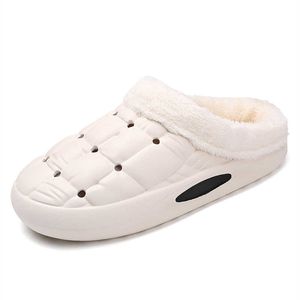 HBP Niet-merk groothandel Heren Dames Katoenen pantoffels Home Herfst en winter Paar Home spa hotel Slipper Pluche pantoffels