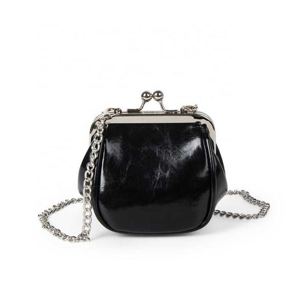 HBP Non-Brand Venta al por mayor Mini bolso con clip de metal Bolso de hombro con cadena de alta calidad de lujo Lápiz labial lindo de cuero de PU