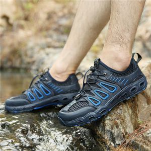 HBP Non-Marque En Gros En Plein Air Wading Escalade Trekking Baskets Chaussures D'eau Hommes Mesh Respirant No Slip Chaussures De Randonnée Pour Homme