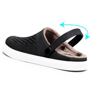 HBP Non-Brand Invierno Nuevas Mujeres Zuecos Moda Casual Zapatos cálidos Sandalias de Plataforma de Playa Zapatillas de jardín