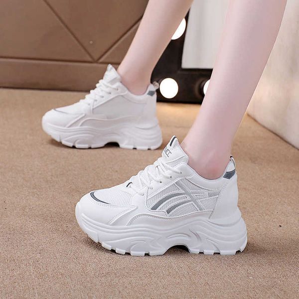 HBP Non-Marque Femmes Chunky Chaussures Talons Hauts Plateforme De Sport Tendances Produits Nouveautés Mode Zapatos Mujeres Dames Baskets Compensées