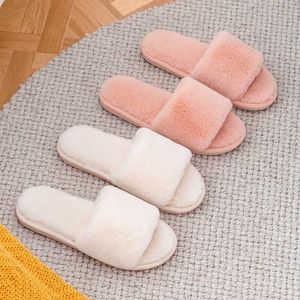 HBP Non-Merk Vrouwen Fleece Slippers Effen Kleur Koraal Zacht Niet-wegwerp Home Hospitality Slippers Feestcadeaus Voor Hotelgasten Slippers