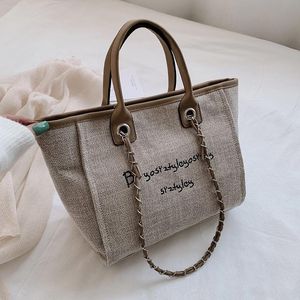 HBP Rose sugao épaule bandoulière fourre-tout chaîne sacs de luxe de haute qualité grande capacité sac à main femmes lin créateur de mode fille sac à provisions sacs de téléphone sacs à main