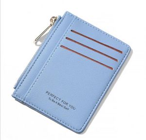 Porte-portefeuille bleu PU HBP Porte-Porte-Portefeuilles Lady Multicolorpurse Titulaire de la carte Femme Classic Pocket