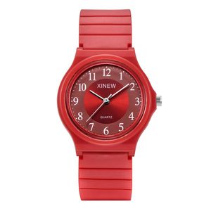 HBP Quartz Watch Fashion lederen riem dames elektronische horloges casual zakelijke polshorloges meisjes polshorloge