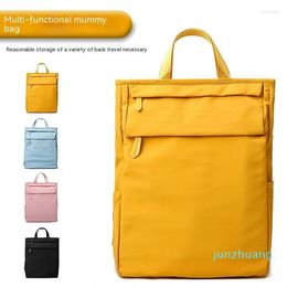HBP-schooltassen grote capaciteit Mummy Bag Multifunctionele rugzak Babyverzorging Nappy Bagpack Lichtgewicht Duurzame schouder voor mama