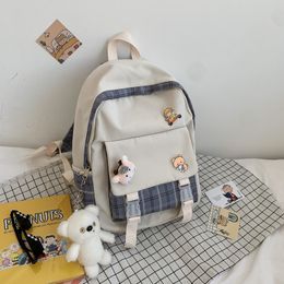 HBP schoudertas Koreaanse versie Messenger Backpack 2023 Nieuwe trendy Primary School Student Cartoon Cute Coin Purse Girl Handtas