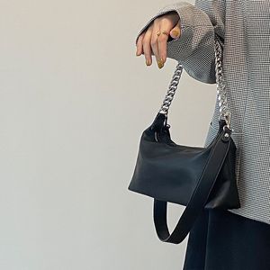 HBP bolso de hombro bolso Baguette bolso de mensajero bolso de mujer bolsos nuevo bolso de diseñador textura de alta calidad cadena de moda Casual