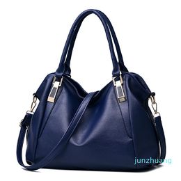 HBP Schoudertassen Dames Hand Effen Kleur PU Lederen Dames Tas Portemonnees en Handtassen Top Handvat Satchel Buls Sling