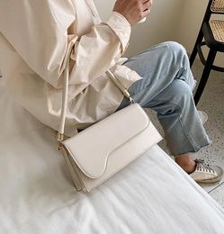 HBP Simple Style petit cuir PU sacs à bandoulière pour femmes 2021 élégant Baguette épaule sacs à main femme voyage sac à main