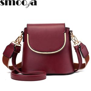 HBP SMOOZA 2020 nouveau sac seau mode femmes sacs à bandoulière luxe sacs à bandoulière en cuir PU large sangle petit été Bolsa Feminina