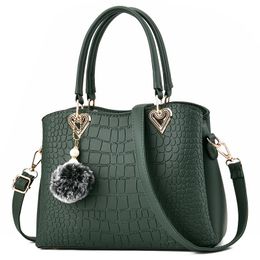 HBP Bolso de Cuero de PU Suave Bolso de Mensajero de Marca de Moda Bolso de Gran Capacidad para Mujer Bolsos de Hombro 2020 Color Verde