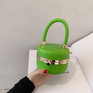 HBP Stereo Bucket -pakket Cosmetische tas Bright Fashion Foreign Gas 2021 Nieuwste schouderhandtassen Messenger Purse Handtas